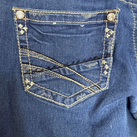 Copper Flash Low Rise Flare Bootcut Curvy size 6 jeans - Picture 5 of 8